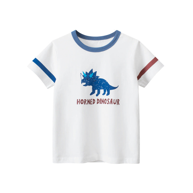 Baby Kid Boys Animals Cartoon Print T-Shirts Wholesale 230407563