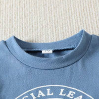 Load image into Gallery viewer, 2 Pieces Set Baby Kid Boys Letters Print T-Shirts And Solid Color Shorts Wholesale 23040765
