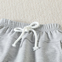 Load image into Gallery viewer, 2 Pieces Set Baby Kid Boys Letters Print T-Shirts And Solid Color Shorts Wholesale 23040765
