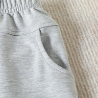 Load image into Gallery viewer, 2 Pieces Set Baby Kid Boys Letters Print T-Shirts And Solid Color Shorts Wholesale 23040765
