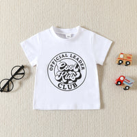 Load image into Gallery viewer, 2 Pieces Set Baby Kid Boys Letters Print T-Shirts And Solid Color Shorts Wholesale 23040765
