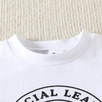 Load image into Gallery viewer, 2 Pieces Set Baby Kid Boys Letters Print T-Shirts And Solid Color Shorts Wholesale 23040765
