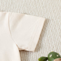 Load image into Gallery viewer, 2 Pieces Set Baby Kid Girls Letters Print T-Shirts Cartoon Plant And Alphabet Shorts Wholesale 23040766
