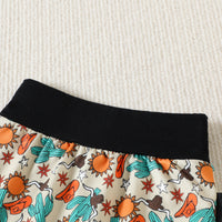 Load image into Gallery viewer, 2 Pieces Set Baby Kid Girls Letters Print T-Shirts Cartoon Plant And Alphabet Shorts Wholesale 23040766
