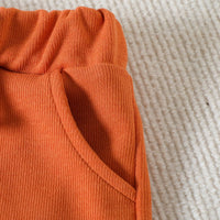 Load image into Gallery viewer, 2 Pieces Set Baby Kid Girls Boys Striped Tank Tops And Solid Color Shorts Wholesale 23040769
