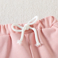 Load image into Gallery viewer, 2 Pieces Set Baby Kid Girls Boys Striped Tank Tops And Solid Color Shorts Wholesale 23040769
