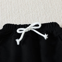 Load image into Gallery viewer, 2 Pieces Set Baby Kid Boys Letters T-Shirts And Solid Color Shorts Wholesale 23040777
