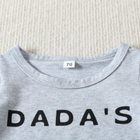 Load image into Gallery viewer, 2 Pieces Set Baby Kid Boys Letters T-Shirts And Solid Color Shorts Wholesale 23040777
