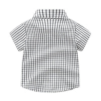 Load image into Gallery viewer, 2 Pieces Set Baby Kid Boys Birthday Party Bow Shirts And Color-blocking Rompers Wholesale 23041107
