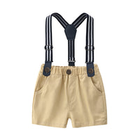 Load image into Gallery viewer, 2 Pieces Set Baby Kid Boys Birthday Party Bow Shirts And Color-blocking Rompers Wholesale 23041107
