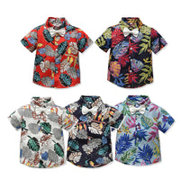 Load image into Gallery viewer, Baby Kid Boys Plant Print Tops Wholesale 23041109
