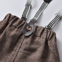 Load image into Gallery viewer, 2 Pieces Set Baby Kid Boys Bow Shirts And Solid Color Jumpsuits Wholesale 230411107
