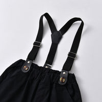 Load image into Gallery viewer, 2 Pieces Set Baby Kid Boys Dressy Solid Color Bow Shirts And Rompers Wholesale 230411110
