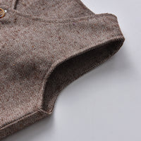 Load image into Gallery viewer, 3 Pieces Set Baby Kid Boys Dressy Solid Color Bow Shirts Vests Waistcoats And Jumpsuits Wholesale 230411111
