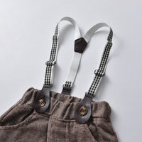 Load image into Gallery viewer, 3 Pieces Set Baby Kid Boys Dressy Solid Color Bow Shirts Vests Waistcoats And Jumpsuits Wholesale 230411111
