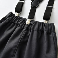 Load image into Gallery viewer, 2 Pieces Set Baby Kid Boys Dressy Solid Color Bow Shirts And Rompers Wholesale 230411112
