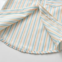 Load image into Gallery viewer, 2 Pieces Set Baby Kid Boys Dressy Striped Bow Shirts And Solid Color Jumpsuits Wholesale 230411114
