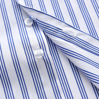 Load image into Gallery viewer, 2 Pieces Set Baby Kid Boys Dressy Striped Bow Shirts And Solid Color Jumpsuits Wholesale 230411114
