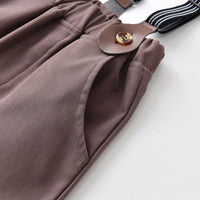 Load image into Gallery viewer, 2 Pieces Set Baby Kid Boys Dressy Solid Color Bow Shirts And Jumpsuits Wholesale 230411115
