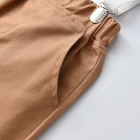 Load image into Gallery viewer, 2 Pieces Set Baby Kid Boys Dressy Striped Bow Shirts And Solid Color Jumpsuits Wholesale 230411120
