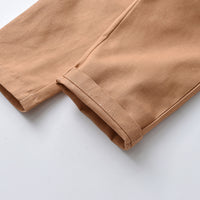 Load image into Gallery viewer, 2 Pieces Set Baby Kid Boys Dressy Striped Bow Shirts And Solid Color Jumpsuits Wholesale 230411120
