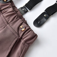 Load image into Gallery viewer, 2 Pieces Set Baby Kid Boys Dressy Polka dots Bow Shirts And Solid Color Jumpsuits Wholesale 230411123
