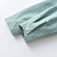 Load image into Gallery viewer, 2 Pieces Set Baby Kid Boys Dressy Bow Print Shirts And Solid Color Jumpsuits Wholesale 230411124
