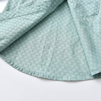 Load image into Gallery viewer, 2 Pieces Set Baby Kid Boys Dressy Bow Print Shirts And Solid Color Jumpsuits Wholesale 230411124
