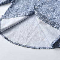 Load image into Gallery viewer, 3 Pieces Set Baby Kid Boys Dressy Flower Bow Print Shirts Solid Color Vests Waistcoats And Jumpsuits Wholesale 230411128
