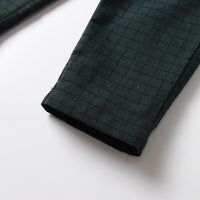 Load image into Gallery viewer, 2 Pieces Set Baby Kid Boys Solid Color Bow Shirts And Checked Pants Wholesale 230411129
