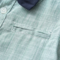 Load image into Gallery viewer, 2 Pieces Set Baby Kid Boys Birthday Party Bow Shirts And Solid Color Jumpsuits Wholesale 230411130
