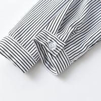 Load image into Gallery viewer, 2 Pieces Set Baby Kid Boys Striped Bow Shirts And Solid Color Jumpsuits Wholesale 230411135
