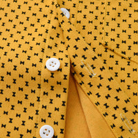 Load image into Gallery viewer, 2 Pieces Set Baby Kid Boys Bow Print Tops And Solid Color Jumpsuits Wholesale 230411139
