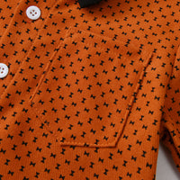 Load image into Gallery viewer, 2 Pieces Set Baby Kid Boys Bow Print Tops And Solid Color Jumpsuits Wholesale 230411139
