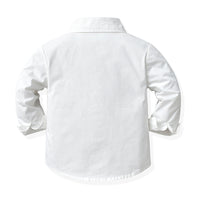 Load image into Gallery viewer, 2 Pieces Set Baby Kid Boys Bow Shirts And Solid Color Jumpsuits Wholesale 230411140
