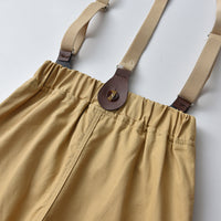 Load image into Gallery viewer, 2 Pieces Set Baby Kid Boys Bow Shirts And Solid Color Jumpsuits Wholesale 230411140
