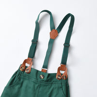 Load image into Gallery viewer, 2 Pieces Set Baby Kid Boys Birthday Party Checked Bow Shirts And Solid Color Jumpsuits Wholesale 230411142
