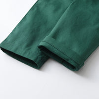 Load image into Gallery viewer, 2 Pieces Set Baby Kid Boys Birthday Party Checked Bow Shirts And Solid Color Jumpsuits Wholesale 230411142
