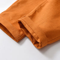 Load image into Gallery viewer, 2 Pieces Set Baby Kid Big Kid Boys Birthday Party Dinosaur Bow Print Shirts And Solid Color Jumpsuits Wholesale 230411146
