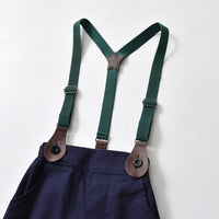 Load image into Gallery viewer, 2 Pieces Set Baby Kid Big Kid Boys Birthday Party Dinosaur Bow Print Shirts And Solid Color Jumpsuits Wholesale 230411146
