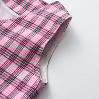 Load image into Gallery viewer, 3 Pieces Set Baby Kid Boys Solid Color Bow T-Shirts Checked Vests Waistcoats And Shorts Wholesale 230411147
