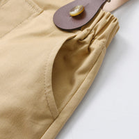 Load image into Gallery viewer, 2 Pieces Set Baby Kid Boys Solid Color Bow Shirts And Shorts Wholesale 230411150
