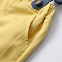 Load image into Gallery viewer, 3 Pieces Set Baby Kid Boys Birthday Flower Bow Print Shirts Solid Color Vests Waistcoats And Rompers Wholesale 230411151
