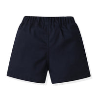 Load image into Gallery viewer, 2 Pieces Set Baby Kid Boys Flower Print T-Shirts And Solid Color Shorts Wholesale 230411152
