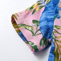 Load image into Gallery viewer, 2 Pieces Set Baby Kid Boys Flower Print T-Shirts And Solid Color Shorts Wholesale 230411152
