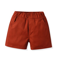 Load image into Gallery viewer, 2 Pieces Set Baby Kid Boys Flower Print T-Shirts And Solid Color Shorts Wholesale 230411152
