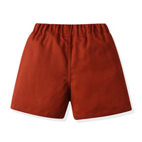 Load image into Gallery viewer, 2 Pieces Set Baby Kid Boys Flower Print T-Shirts And Solid Color Shorts Wholesale 230411152
