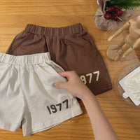 Load image into Gallery viewer, 2 Pieces Set Baby Kid Unisex Letters T-Shirts And Shorts Wholesale 230411154
