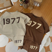 Load image into Gallery viewer, 2 Pieces Set Baby Kid Unisex Letters T-Shirts And Shorts Wholesale 230411154
