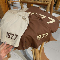 Load image into Gallery viewer, 2 Pieces Set Baby Kid Unisex Letters T-Shirts And Shorts Wholesale 230411154
